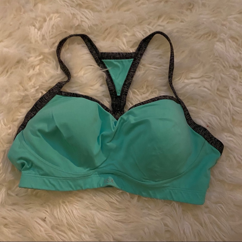 Vsx teal angel sports bra